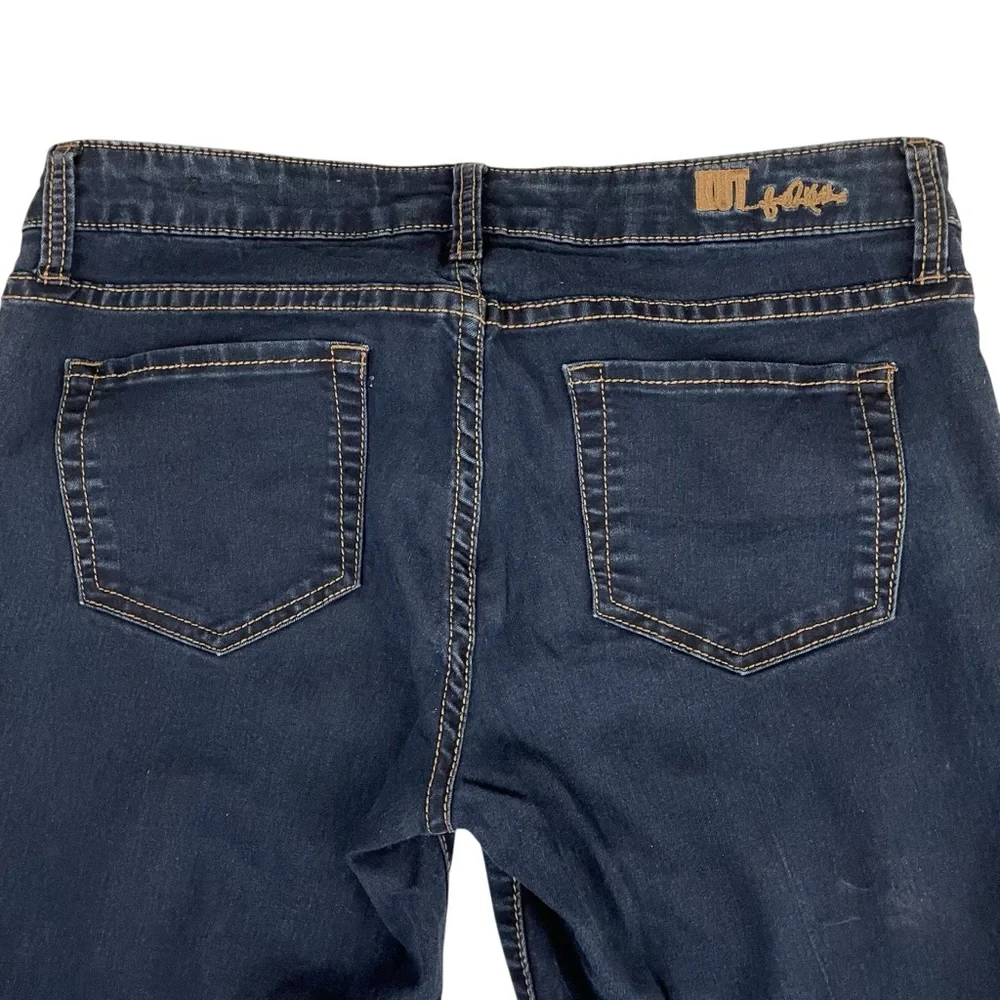 Kut From The Kloth ALI Fit and Flare Jeans Dark Wash 6 - Picture 9 of 12